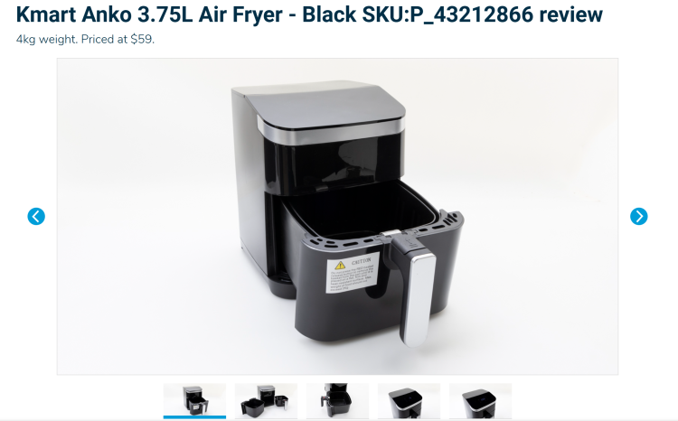 에어프라이어 3.75L 적당히 큰 편 팝니다