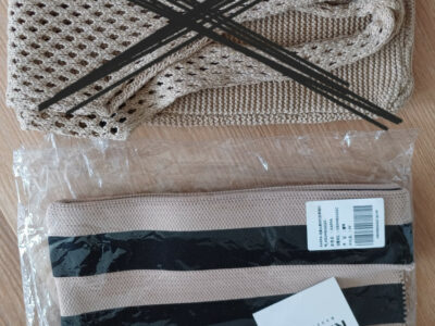 카라 니트 가방(새제품)