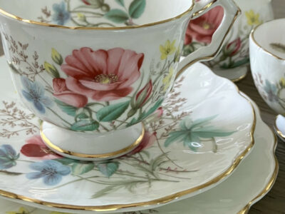 (판매완료)안슬리 일인용 티타임 세트