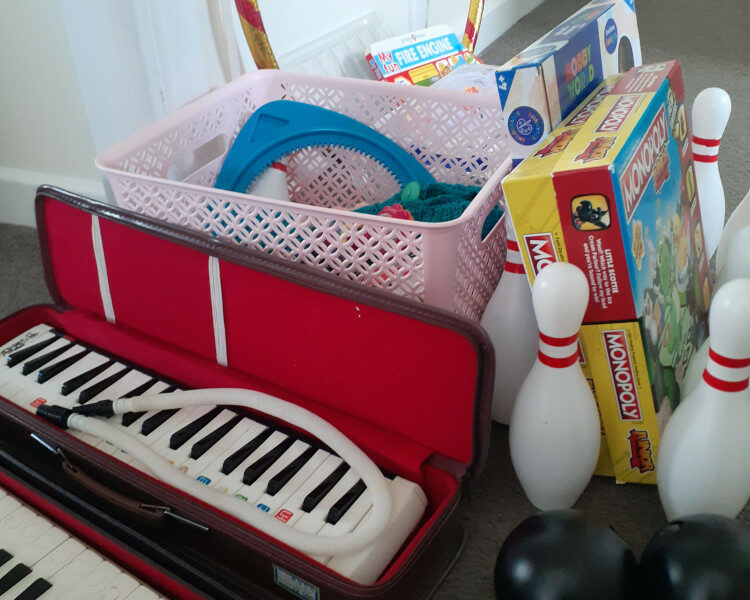 (거래왼료) 멜로디온과 유아 장난감등..
