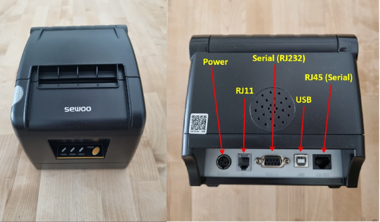 영수증 프린터 (2대), 영수증 롤