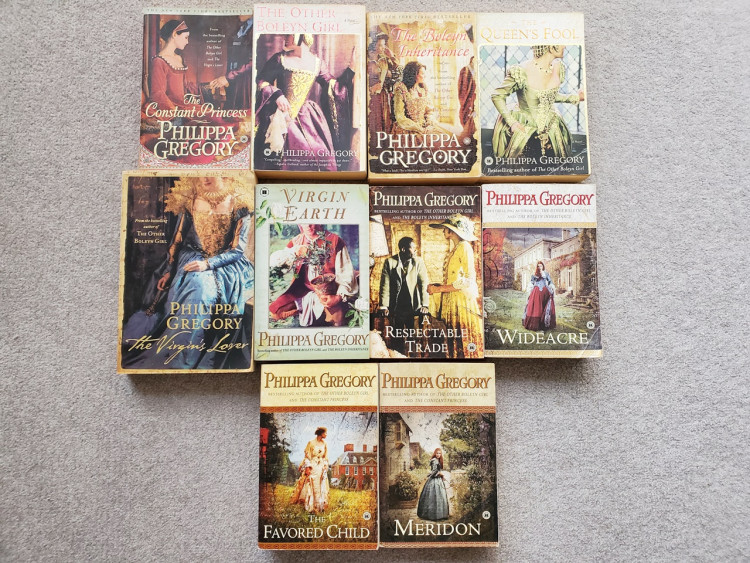 영국의 역사 소설가 Philippa Gregory 도서 판매합니다.