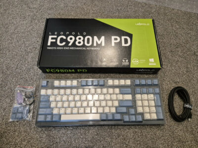 기계식 키보드 레오폴드 FC980M 갈축 팝니다. (가격 다운!)