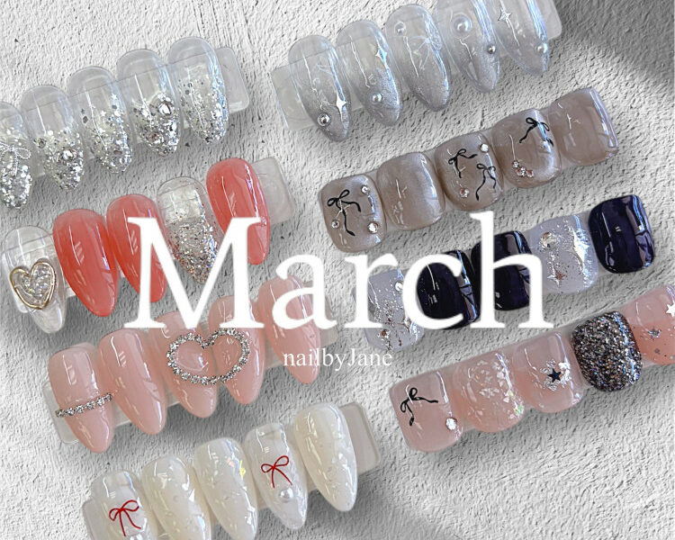 ❤️nailbyJane 이달의아트❤️3월❤️